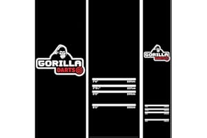 Gorilla Darts Professional Heavy Duty Rubber Dart Mat With 4 Throwing Distances 300cm x 60cm