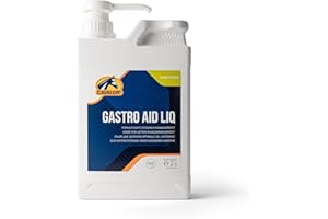 Cavalor GASTRO AID LIQ Kanister | 2 l | Flüssiges Ergänzungsfuttermittel für Pferde | Zur Unterstützung eines gesunden Magenmillieus | Für empfindliche Pferdemägen | Kräuter