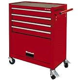 Einhell Takım Dolabı TC-TW 100 4510170 | 4 &ccedil;ekmece | kilitleme sistemi | maks. 100 kg | alet kutusu | 4 d&ouml;ner tekerlek | 2 ki