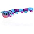 wiztex PJ Pug a Pillar Plush Toy, Hacki Backi Horror Figure, Realistic Cuddly Toy for Storytelling, Animated Caterpillar Plush Toy Gift for Kids (Pug a Pillar Large) (Pug a Pillar Large)