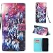 Produktbild NewTH 3D iPhone XS Bookstyle Schutzhülle iPhone XS Brieftasche Ledertasche Handschlaufe Flipstyle Cover Schale Ständer Etui Karten Slot Magnetverschluss Apple iPhone X/XS Case