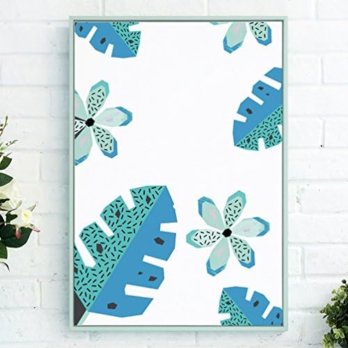 SAN QIAN WAN Wall Paintings Creative Entrance Plant Murals Canvas Wall Art DIY Murals Abstract Small Fresh Living Room Decor Painting Wall paintings ( Color : A , Size : L-63x83cm )