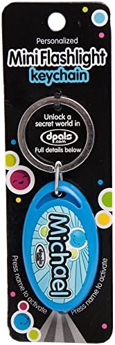 Dpal Mini Flashlight Key Chain, Michael