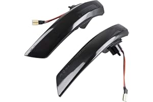 SANI LIGHT THE WORLD 2PCS LED Dynamic Turn Signal Lights Side Wing Rearview Mirror Indicator Blinker Lamp for Fo rd Focus 2 3 Mk2 Mk3 Mondeo Mk4