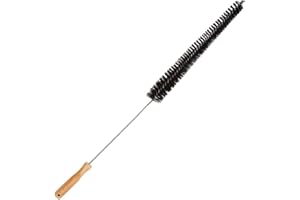 CLOKELAI Radiator Cleaner Brush, Radiator Duster, Long Flexible with Wood Handle, Cleaning Brush for Radiator (73CM)