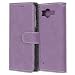 Produktbild Microsoft Lumia 950 Hülle, Chreey Matt Leder Tasche Retro Handyhülle Magnet Flip Case mit Kartenfach Geldbörse Schutzhülle Etui [Lila]