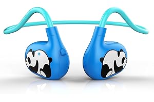 BANIGIPA Kinder-Kopfhörer, offene Kopfhörer, drahtloses Bluetooth 5.4 Headset mit Mikrofon für die Schule, 13g ultraleichter Komfort, 85dB gesunde Lautstärkeregelung schützen das Gehör, 10H