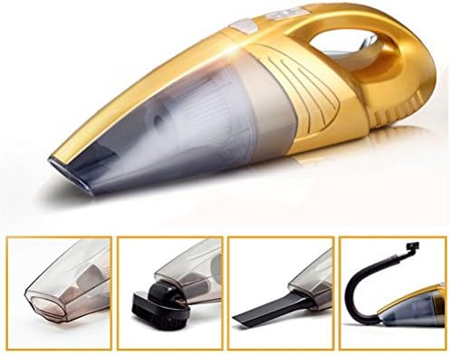 Car Vacuum Cleaner Powerful 120W Copper Motor / HEPA Filter Washable / 4 Nozzles / 4.5m Cable Portable Vacuum Cleaner for Migas Spurs Pet Hairs