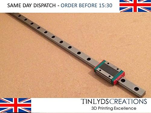 Miniature Linear Rail Slide Carriage Kossel - MGN12 12mm 400MM 3D Printer Part