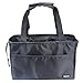 Damero Insert Organiser (Sewn to the Bottom) for Women's Handbag / Purse / Nappy Bag / Backpack with Handles (Black)
