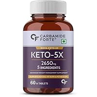 Carbamide Forte Keto Fat Burner & Natural Weight Loss Supplement For Women And Men 2650.05mg with Garcinia Cambogia & 4…