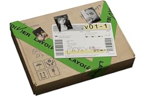 ZUKBEN BTS - V Layover [Ver. 1 : GREEN] 1st Solo Album CD+Photocards+Poster+Letter+Photobook A+Photobook B+Postcards+Lyric Book+Checklist+(Extra BTS 6 Photocards+1 Double-Sided Photocard+Pocket Mirror)