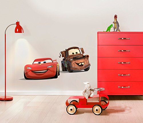 Komar Deco-Sticker „Cars Friends“, 1 Stück, braun / rot, 14015h - 2