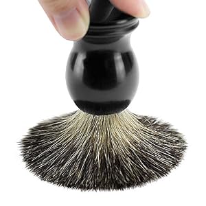 Aodoor Badger Shaving Brush, Hair Shaving Brush for Men Shave Barber Hair Salon Tool - Image 4
