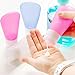 Voberry®1 Pcs Silicone Travel Packing Bottle Lotion Shampoo Bath Container Press Bottle S/M/L (L, Blue)