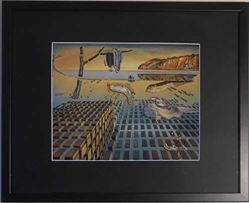 Framed and Mounted The Disintegration of the Persistence of Memory Print by Salvadore Dali - 20" x 16" - Part of the Taschen Portfolio released in 2002