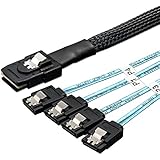 Mini SAS Kabel, VANDESAIL 1m Mini SAS SATA Kabel 36P SFF-8087 Festplatte Daten Übertragungs Kabel