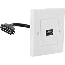 🔌 Acmerota Placa Frontal RJ45 CAT6 – Toma De Pared Ethernet 1 Puerto Sin Herramientas, ABS Blanco 86x86mm