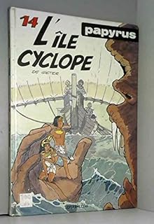 jaquette livre Papyrus, Tome 14 : L'île cyclope
