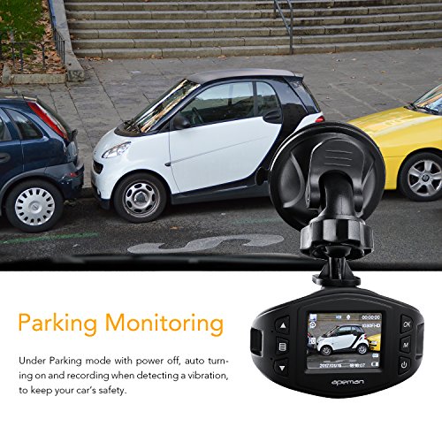 APEMAN Mini Car Camera Dash Cam 1080P Full HD Video Recorder with Sony Sensor, 650NM Lens, WDR, Loop Recording, Motion Detection, Park Monitor and G-Sensor
