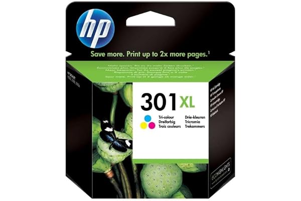 HP 301XL Trois Couleurs (Cyan, Jaune, Magenta) grande capacité Authentique (CH564EE)