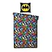 Produktbild Batman Wende-Bettwäsche DC Comics mit All Over Print Elbenwald Baumwolle 135x200, 80x80 cm