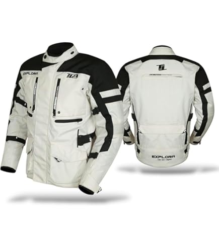 TLA EXPLORA Motorbroek voor heren met CE-protectoren, gevoerde TLA EXPLORA Motorbroek voor heren met CE-protectoren, gevoerde