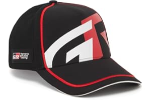 Toyota Gazoo Racing WEC World Endurance Championship Team Baseball Cap Black White Red Adjustable
