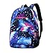 Produktbild Galaxy bedruckte Schultertasche Cyberpunk 2077 Fashion Casual Star Sky Rucksack für Jungen und Mädchen