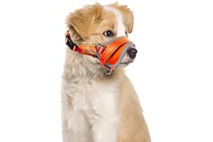 Nasjac Hunde maulkorb, weicher maulkorb mittlere Hunde, um Beißen zu verhindern Anti-Bellen Stoppen Sie das Kauen Essen Einstellbarer Hundemundschutz, langlebige kleine große Hundemaulkörbe