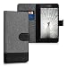 Produktbild kwmobile Sony Xperia E5 Hülle - Kunstleder Wallet Case für Sony Xperia E5 mit Kartenfächern und Stand