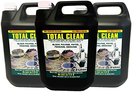 Mould Paving Slabs Brick Stone Decking Moss Killer Drive Cleaner Magic 3 x 5 Litres