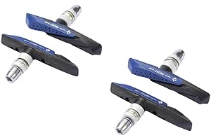 Icreopro 2 Pairs V-Brake Brake Pads of 72mm for bicycles, perfectly suitable for Shimano, SRAM, Tektro, Avid and XLC UVM. High-performance V Brake Blocks