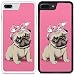 Produktbild I-Sonite Hard Back Printed Pug Pattern Benutzerdefinierte Fall Abdeckung für Sony Xperia XZ1 Mini