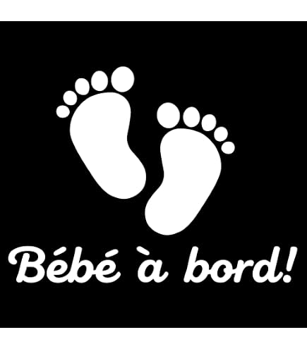 Sticker Voiture "Bébé à Bord" Modèle Petite Fée Avec Prénom Personnalisable - Neuf Sous Film, Fabriqué En France