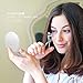 Foldable LED Travel Mirror, Plemo Portable USB Charging LED Makeup Mirror, 1x and 2x Magnification Compact Travel Mirror