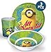 Produktbild Minions Kinderservice mit Teller, Müslischüssel und Trinkbecher aus Melamin