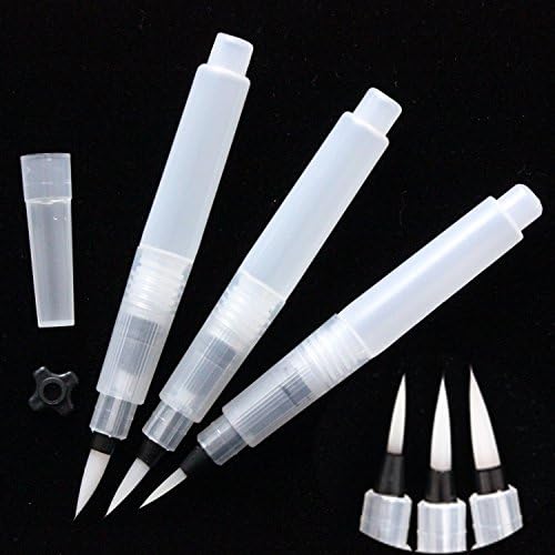 Water Brush Peerless Watercolors Pens Art Painting Brush Watercolor Brush Set(Pack of 3)