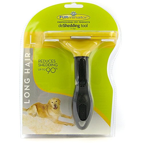 Preisvergleich Produktbild FURminator deShedding Enthaarungsbürste für Hunde mit langem Fell, groß