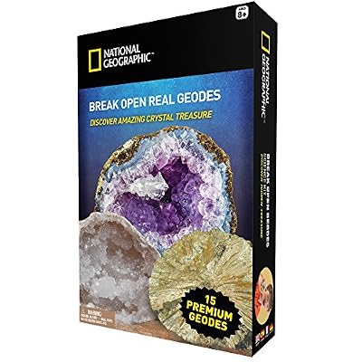 National Geographic Ouvre 15 Géodes et Découvre des Cristaux avec NATIONAL GEOGRAPHIC