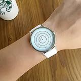 WL-zzf Kreative Uhr Ohne Zeiger Koreanischen Version Einfach Einzelne Männer Gucken,C