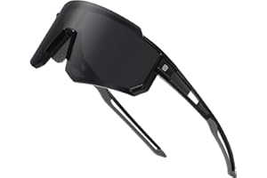 DUCO Polarisierte Sport Sonnenbrille für Herren Damen UV400 Schutz Baseball Radfahren Laufen Fischen Sonnenbrille DC0068