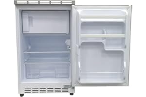 respekta Frigorifero A Incasso Con Congelatore Bianco, 82 X 50 Cm, 82 L Di Capacità Utile, Battuta Della Porta Intercambiabile, 2 Piedini Anteriori Regolabili, Uks110, 39 dB