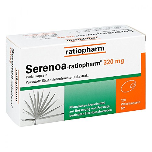 Preisvergleich Produktbild Serenoa ratiopharm 320 mg Weichkapseln 120 stk