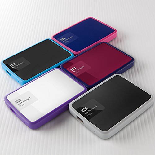 Western Digital Grip Pack Farbenfrohe Halterung und passendes flaches USB 3.0-Kabel für My Passport Ultra 1TB- Laufwerke. - 4