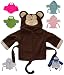 BOMIO Baby Girls' Plain Robe Brown Affe