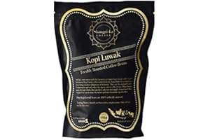 Shangri-la Coffee - Chicchi Di Caffè Macinato Kopi Luwak Selvatici - 125 Grammi (Altri Pesi E Tipi Di Fagioli Disponibili) - Sourced Sostenibile (Dall'indonesia)
