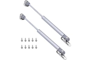 YMWALK 2 pezzi 200N ammortizzatore a gas, elevatore a gas elescopico molleggio ammortizzatore a molla a gas cerniera armadio per armadio da cucina maniglia porta giocattolo cerniera