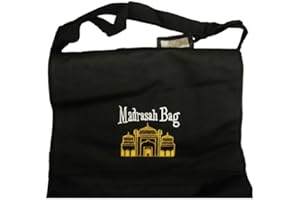 SAHNIS Madrasah Islamic Bags Embroided Bags for Muslim Children Kids Mosque Masjid Quran Bag Embroided
