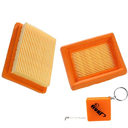 HURI 2x Luftfilter passend für Stihl FS120 FS200 FS250 FS300 FS350 FS400 FS450 BT120 BT120C FR350 FR450 # 4134 1410 300